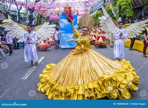 sinulog festival editorial image image  costume