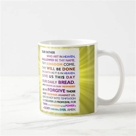 Coffee Mug Lords Prayer