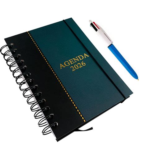 Agendas Espiral 2026 - Agenda 2026 Comercial Executiva Espiral c/ Bic 4 cores | Shopee Brasil