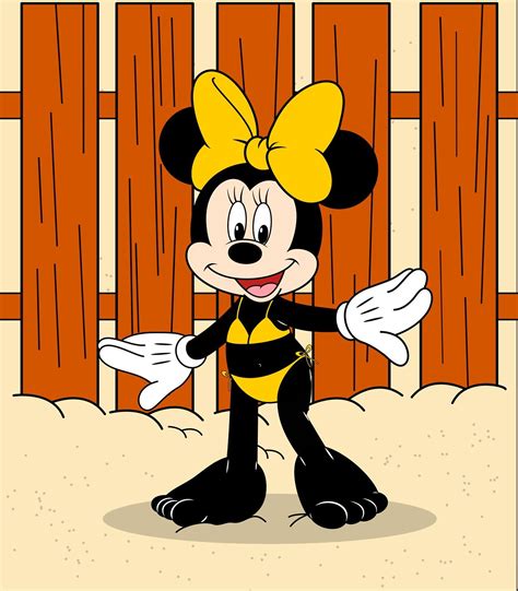 Minnie Pose Yellow Bikini By Damasco Artes On Deviantart Artofit