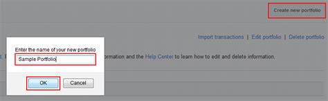 google finance portfolios  tutorials  techboomers