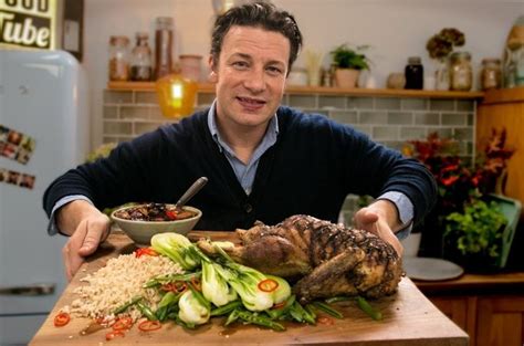 Crispy Duck With Fire Roasted Plum Sauce Duck Recipes Jamie Oliver