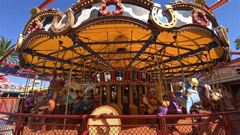 Jessies Critter Carousel Pov Disney California Adventure Youtube