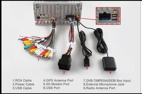 Podofo hd 7088 магнитола схема подключения