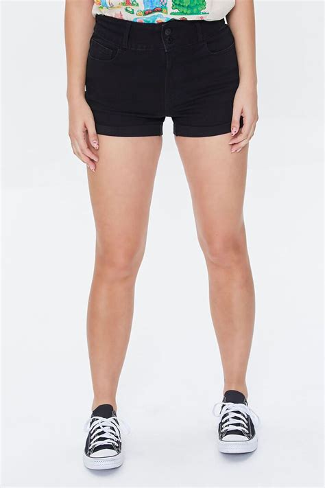 Uplyfter High Rise Denim Shorts