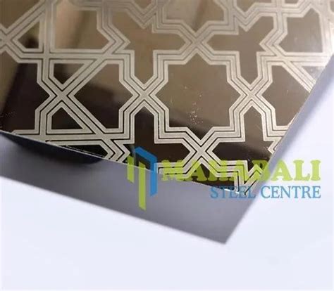 Rectangle Decorative Designer Stainless Steel Sheets Thickness Mm