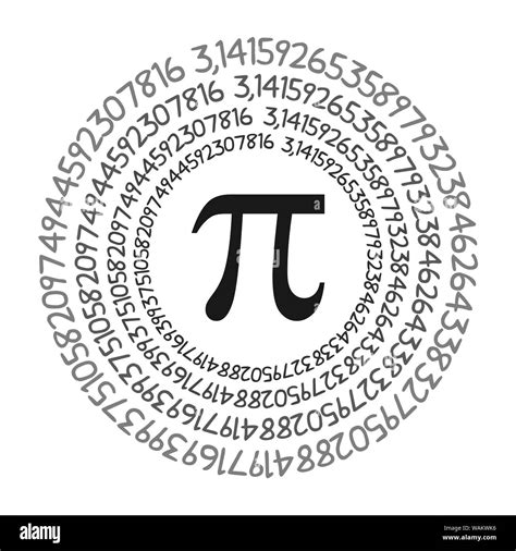 The Pi Symbol Mathematical Constant Irrational Number On Circle Greek