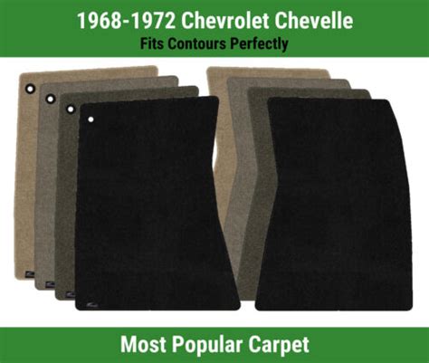 Lloyd Ultimat Front Row Carpet Mats For Chevrolet Chevelle Ebay