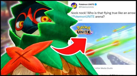 Decidueye Es El Nuevo Pok Mon De Pok Mon Unite Confirmado Youtube