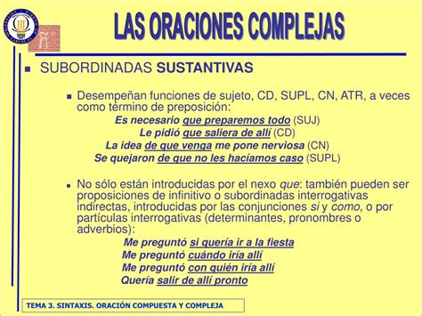 PPT Clasificación de las oraciones Las oraciones compuestas