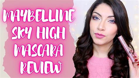 🇺🇸 Maybelline Sky High Mascara Review Demo Mascara Review Sky High