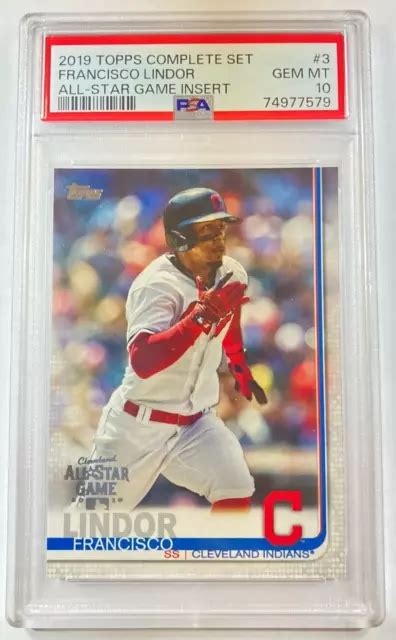 Francisco Lindor Topps Complete Set All Star Game Psa