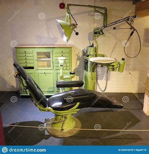 Vintage Dental Chair And Equipment Stock Photo Image Of Surgery