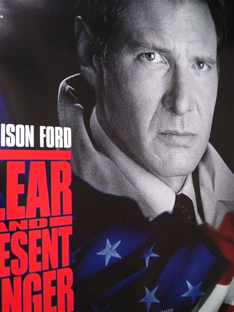 Harrison Ford Clear and Present Danger Movie Poster - Etsy