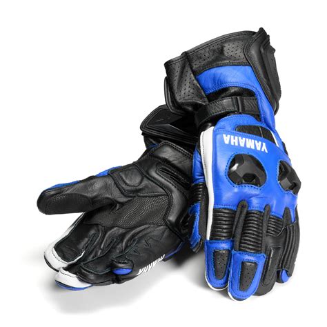 Leather Racing Gloves Men Clothing And Merchandise Yamaha Motor