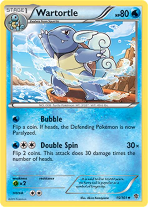 Wartortle Black Whiteplasma Blast Tcg Card Database Pokemon