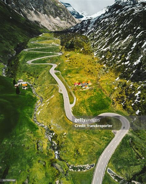 Julier Pass Road In Switzerland High-Res Stock Photo - Getty Images