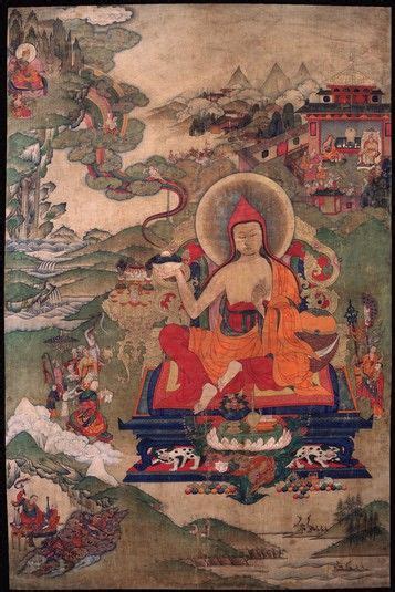 Pin By Pinner On Guru Rinpoche Eight Manifestations Thangka Painting