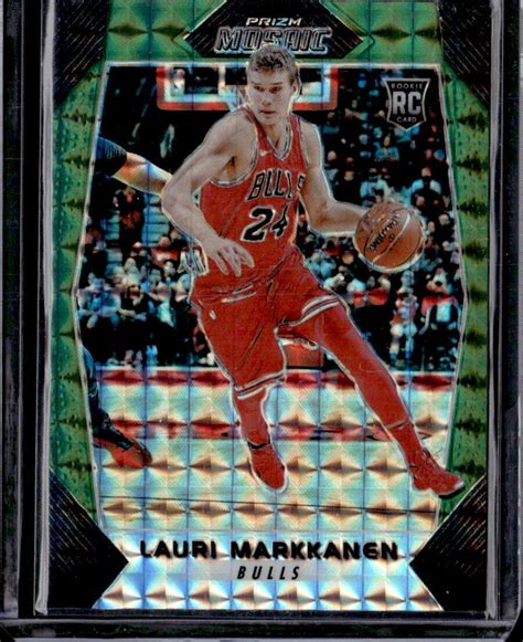 Panini Mosaic Prizm Lauri Markkanen Green Nm Ebay