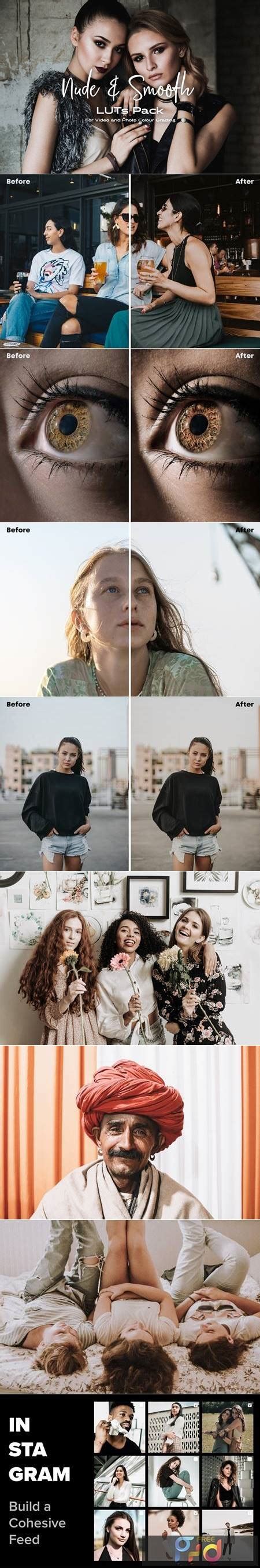 Nude Smooth Luts Pack Freepsdvn
