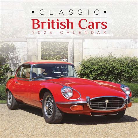 Classic British Cars Calendar Calendar Store Uk