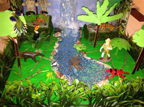 Rainforest Habitat Rain Forest Diorama Ecosystems Projects