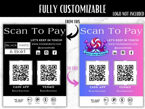 Scan To Pay Pixel Pixie Designs