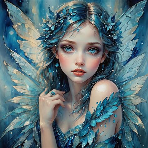 Blue Fairy Ai Generated Artwork Nightcafe Creator