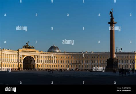 St Petersburg palace square Stock Photo - Alamy