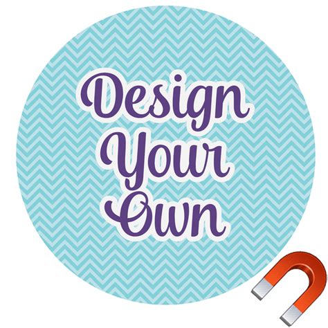 Design Your Own Round Car Magnet - 9" (Personalized) - YouCustomizeIt