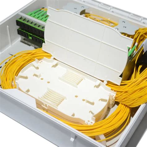 FTTH Indoor Outdoor 72 Core Fiber Optic Termination Box With Steel Tube