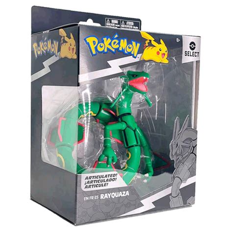 Boneco Pokemon Rayquaza Articulado Dragão Lendario Sunny no Shoptime