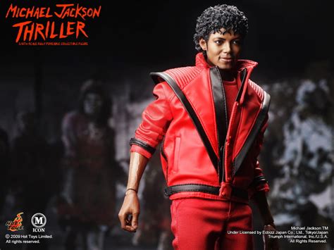 HOT TOYS Michael Jackson Collectible Figure Thriller Version YBMW