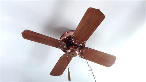 Polished Copper Casablanca Four Seasons Ceiling Fan YouTube