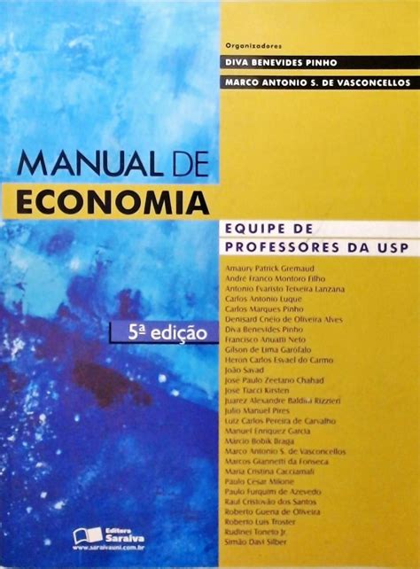 Manual De Economia Diva Benevides Pinho E Marco Antonio De