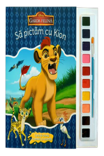 Garda Felina Sa Pictam Cu Kion Carte De Colorat