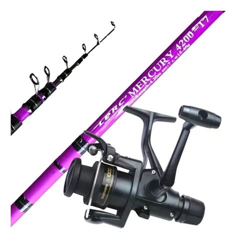 Combo Pesca Pejerrey Shimano Lerc Ca A Telesc Mts Firm Cuotas Al