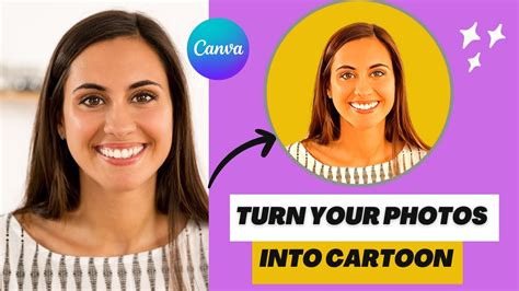 How To Give Cartoon Effect To Your Image In Canva Portrait Cartoon