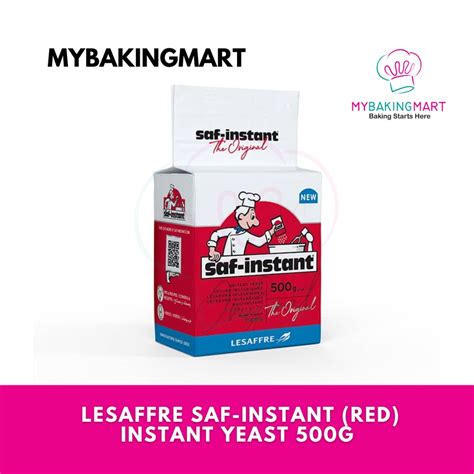 Lesaffre Saf Instant Red Instant Yeast Halal Yis G Mybakingmart