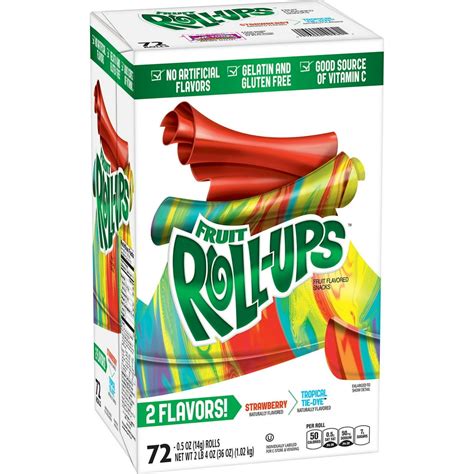 Fruit Roll Ups Variety Pack 5 Oz 72 Ct