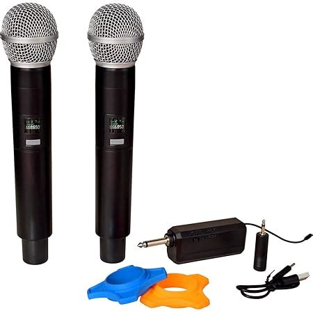 Ahuja AWM 495V2 Dual Hand Wireless Microphone Amazon In Musical