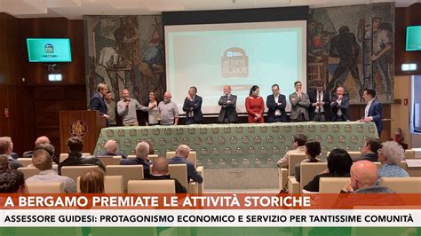 A Bergamo premiate le attività storiche YouTube