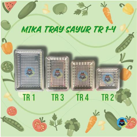 Jual Mika Tray Plastik Sayur Dan Buah TR 1 2 3 4 5 6 Tebal Alas Sayur