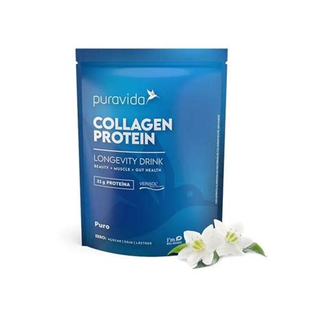 Collagen Protein Puro Verisol Puravida 450g Colágeno Magazine Luiza