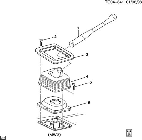 K Pickup Wd Carryover Model Shift Controls Manual Transmission