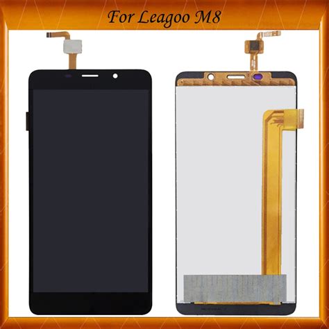 100 Working Well Black Gold Color For Leagoo M8 Leagoo M8 Pro LCD