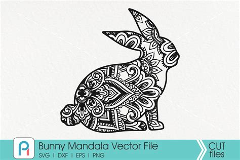 Bunny Svg Bunny Mandala Svg Easter Bunny Svg Easter Svg By Pinoyart