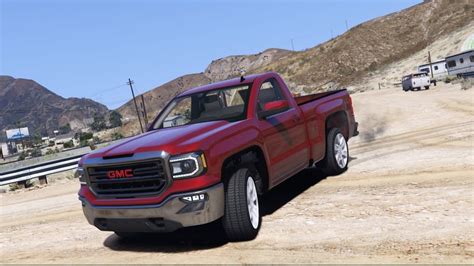 Gta Gmc Sierra Single Cab Unlocked Mod Gtainside