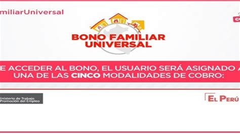 Modalidades De Pago Del Bono Familiar Noticias Dirección Regional