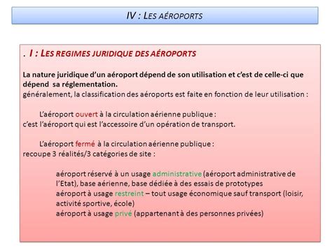 PLAN Définition du droit aérien Conventions internationales c de